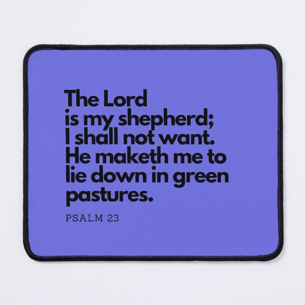 Item preview, Bible Quotes: The Lord is my shepherd Inspirational Quotes, Daily Quotes  designed and sold by Animals, Nature & Landscapes.