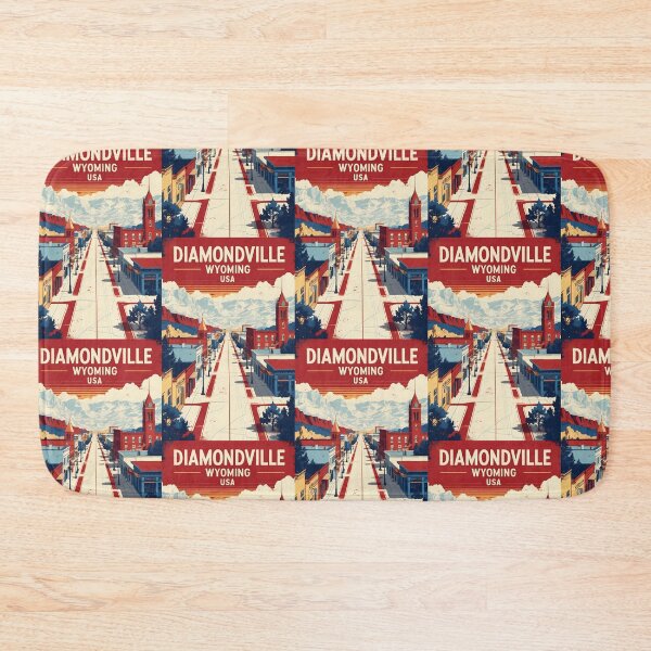 Item preview, Diamondville Wyoming 1950s USA Vintage Travel Tourism designed and sold by TravelersGems.