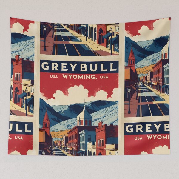 Item preview, Greybull Wyoming 1950s USA Vintage Travel Tourism designed and sold by TravelersGems.