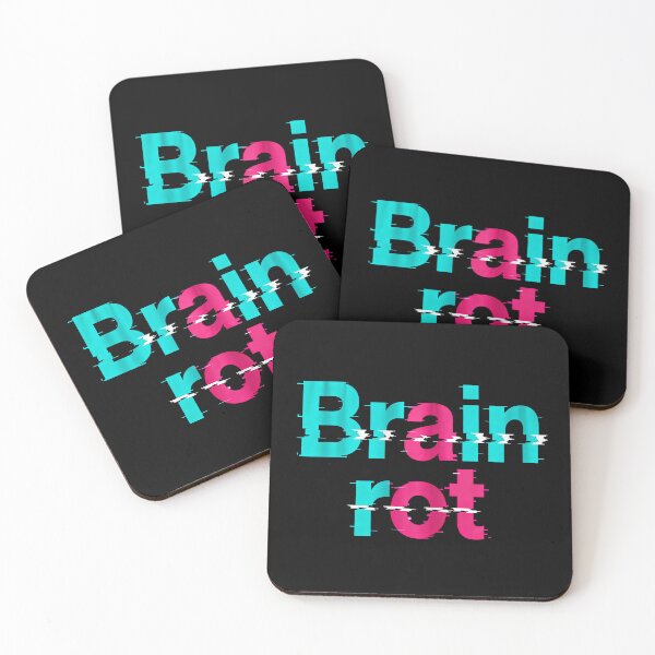 Item preview, Brain Rot Glitch Art designed and sold by LuckCraftStudio.