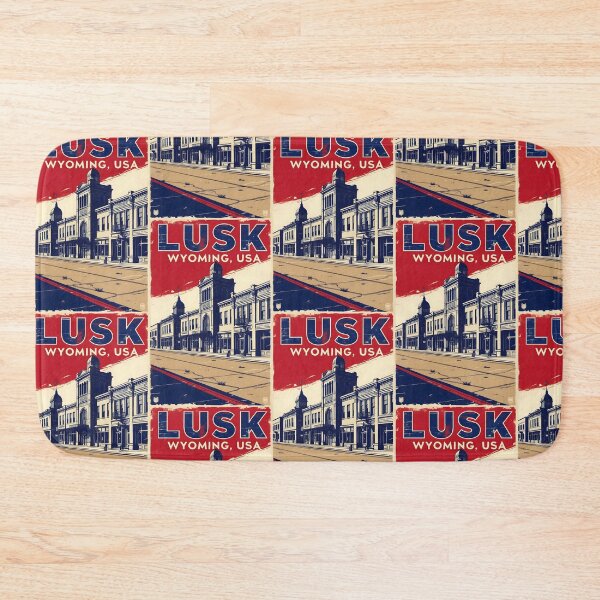 Item preview, Lusk Wyoming 1950s USA Vintage Travel Tourism designed and sold by TravelersGems.