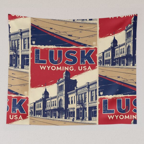 Item preview, Lusk Wyoming 1950s USA Vintage Travel Tourism designed and sold by TravelersGems.