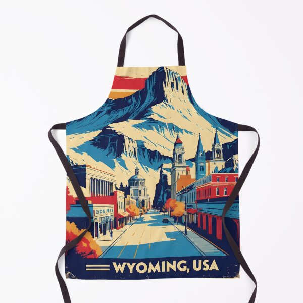 Item preview, Wright Wyoming 1950s USA Vintage Travel Tourism designed and sold by TravelersGems.