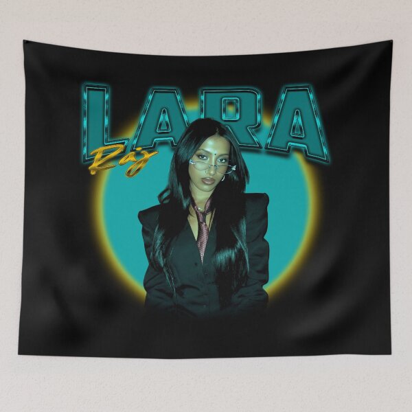 Item preview, The Electropop Woman Singer and Blue Background designed and sold by UntitleProject.