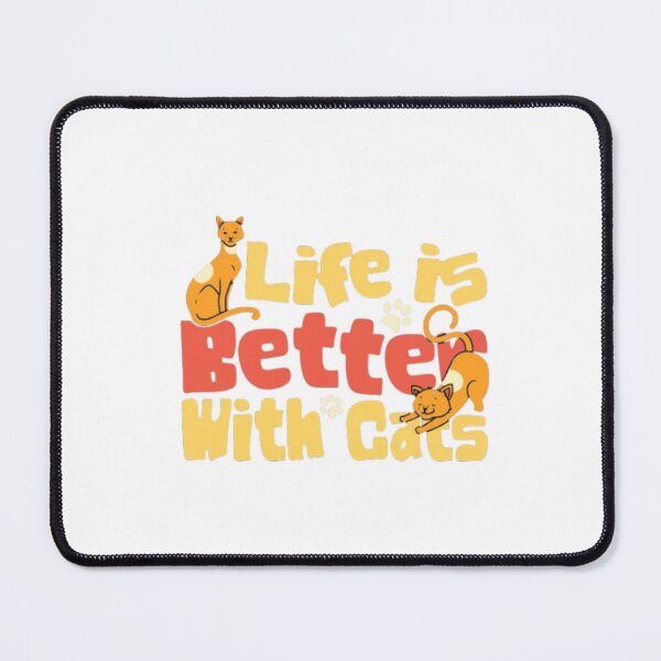 Item preview, ? Life Is Better With Cats – Cute Cat Lover Design designed and sold by vibewear5.