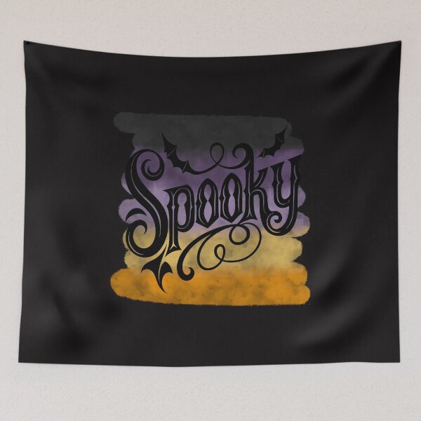 Item preview, Spooky Spray – Halloween Graffiti Vibes designed and sold by AgataUrbanska.