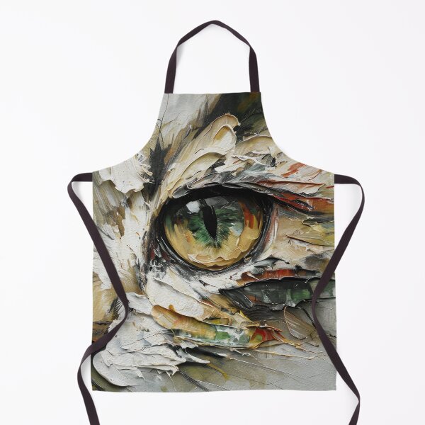 Item preview, Cat Eye Oil Painting Close-Up designed and sold by caracatita75.