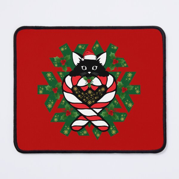 Item preview, Cute Xmas and black cat designed and sold by Rbnano.