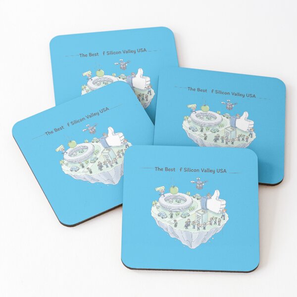 Item preview, The Best of Silicon Valley USA – 3D Funny Sketch ,  designed and sold by PaintMeWorld.