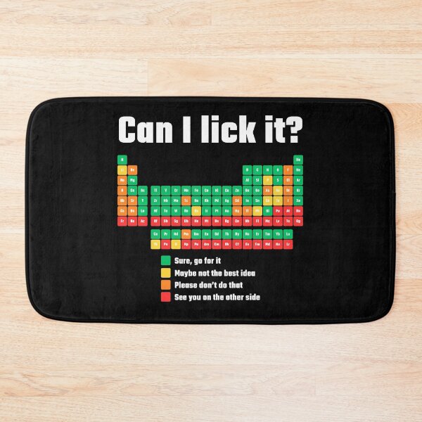 Item preview, Can I Lick It Periodic Table designed and sold by AniArtPL.