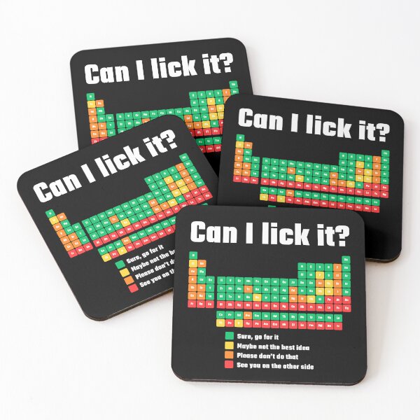 Item preview, Can I Lick It Periodic Table designed and sold by AniArtPL.