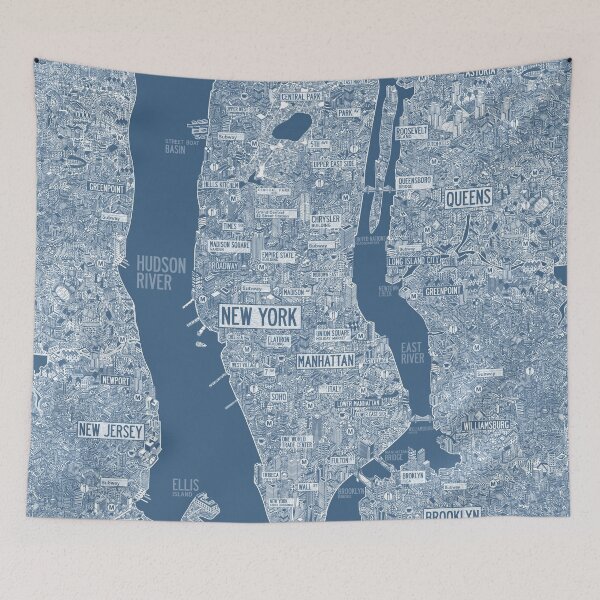 Item preview, New York city map designed and sold by oliver polanski.