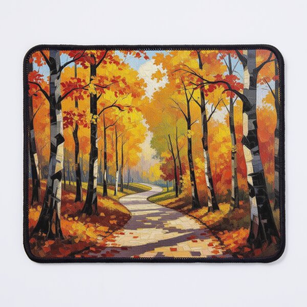Item preview, Birch Whisper & Autumn Glow – a silent path through colors, light & nature’s gentle spirit designed and sold by FotoworldEdel.
