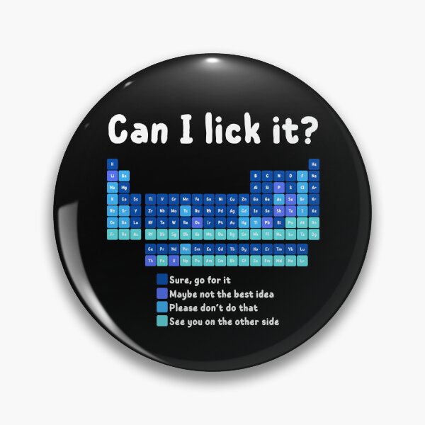 Item preview, Can I Lick It Periodic Table designed and sold by AniArtPL.