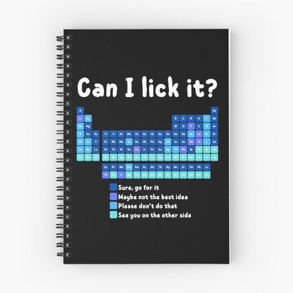 Item preview, Can I Lick It Periodic Table designed and sold by AniArtPL.