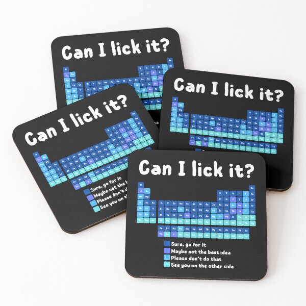 Item preview, Can I Lick It Periodic Table designed and sold by AniArtPL.