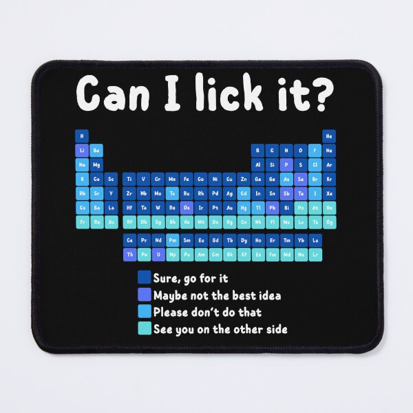 Item preview, Can I Lick It Periodic Table designed and sold by AniArtPL.