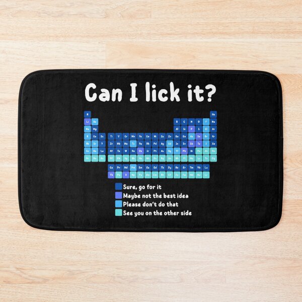 Item preview, Can I Lick It Periodic Table designed and sold by AniArtPL.