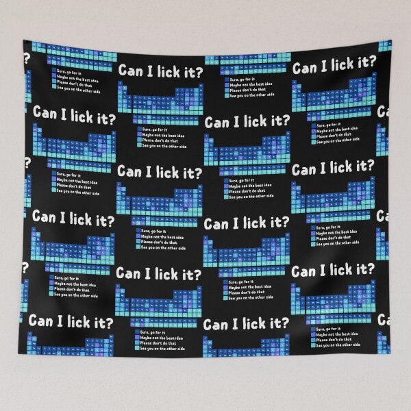 Item preview, Can I Lick It Periodic Table designed and sold by AniArtPL.