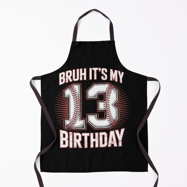 Item preview, Bruh It's My 13th Birthday 13 Year Old Baseball Kids designed and sold by KonstanKoraner.