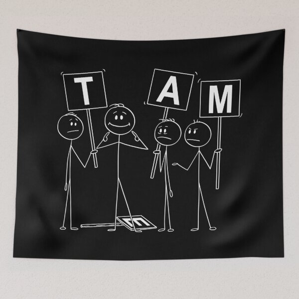 Item preview, Teamwork Missing "I" designed and sold by Khadigadesings.