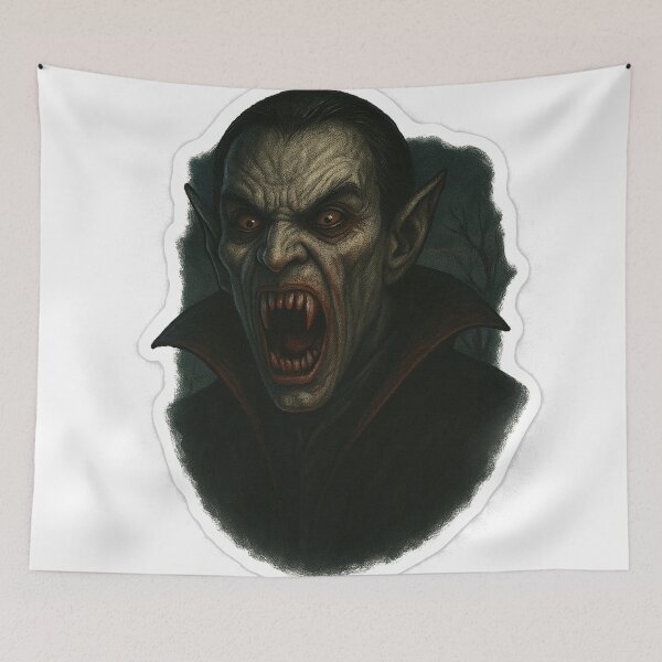 Item preview, The Vampire’s Night – Gothic Horror Halloween Art designed and sold by ceksdesign.
