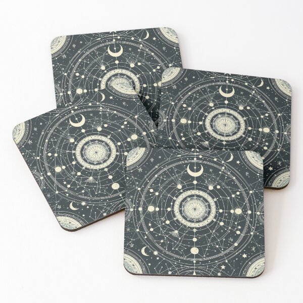 Item preview, Smart pattern of constellations and moon designed and sold by Silbays.