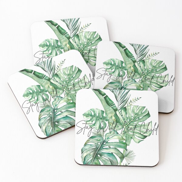 Item preview, Stay Wild Leaf Child — Tropical Monstera Leaf Pattern designed and sold by TigerGrey.