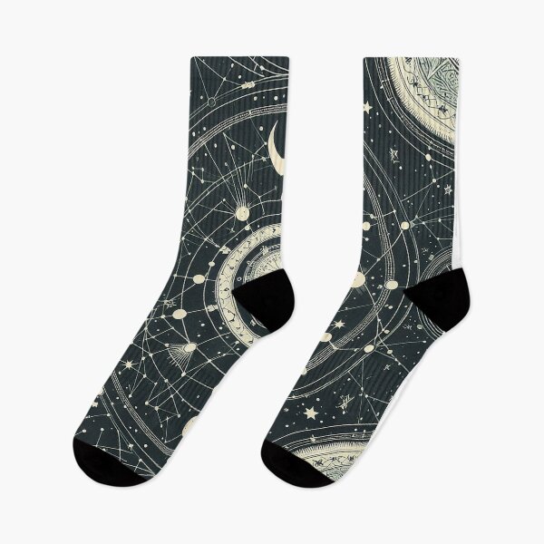 Item preview, Smart pattern of constellations and moon designed and sold by Silbays.