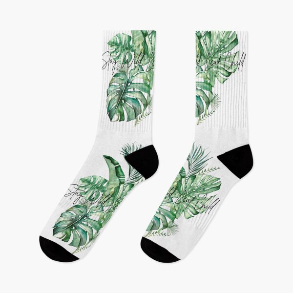 Item preview, Stay Wild Leaf Child — Tropical Monstera Leaf Pattern designed and sold by TigerGrey.