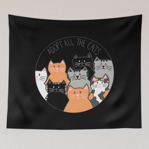 Item preview, Adopt All The Cats designed and sold by ThiagoRochaLima.