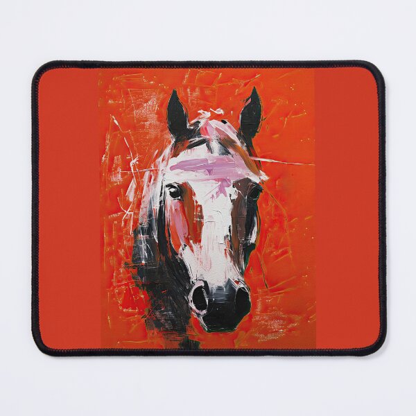 Item preview, Abstract Horse Portrait in Red designed and sold by caracatita75.