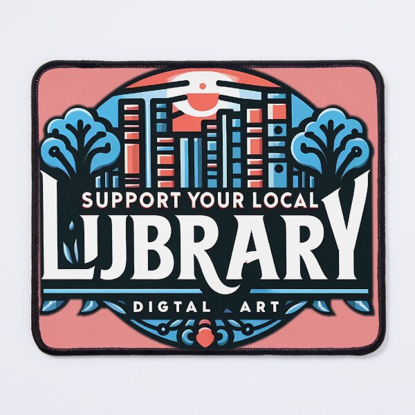 Item preview, support your local library designed and sold by NCNGDESIGN.