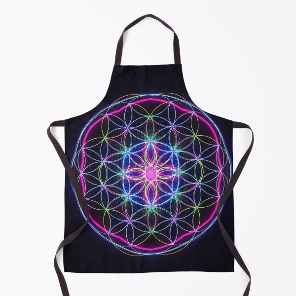 Item preview, SACRED GEOMETRY Flower of Life Psychedelic Art designed and sold by Elixyred.