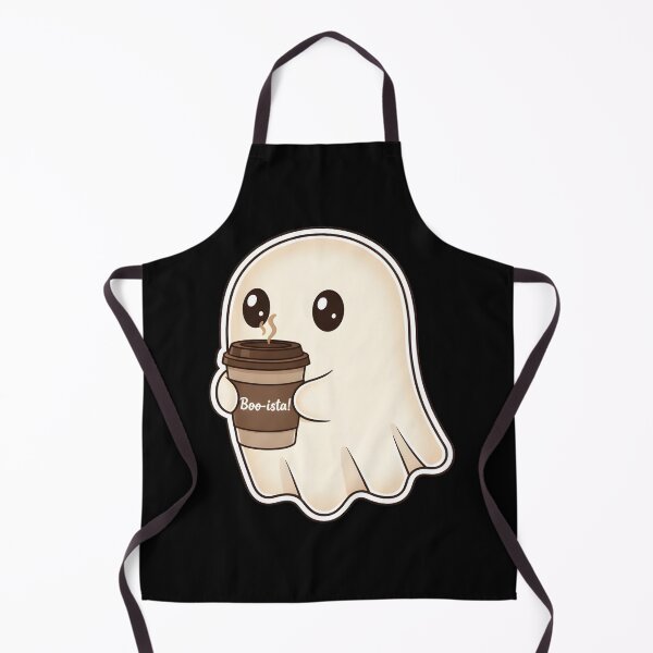 Item preview, Morning Boo-ista Funny Coffee Ghost T-shirt designed and sold by MofazStyle.