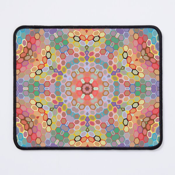 Item preview, Hex Mandala Rainbow designed and sold by WormholeOrbital.