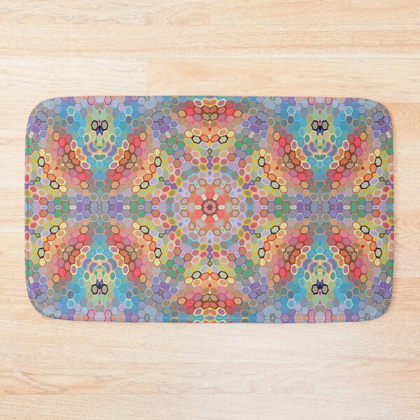 Item preview, Hex Mandala Rainbow designed and sold by WormholeOrbital.