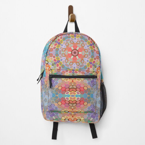 Item preview, Hex Mandala Rainbow designed and sold by WormholeOrbital.