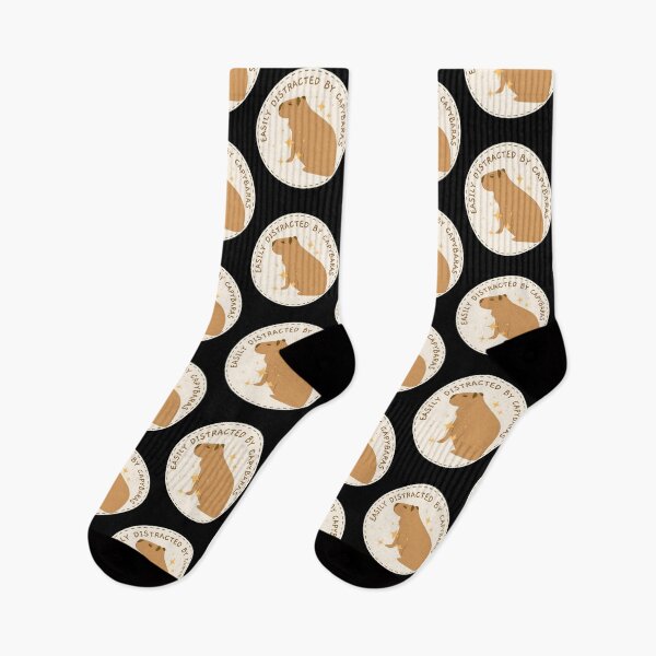 Item preview, Easily Distracted by Capybaras designed and sold by ThiagoRochaLima.