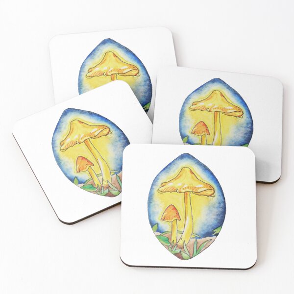 Item preview, Yellow Mushrooms designed and sold by CaitCreates01.