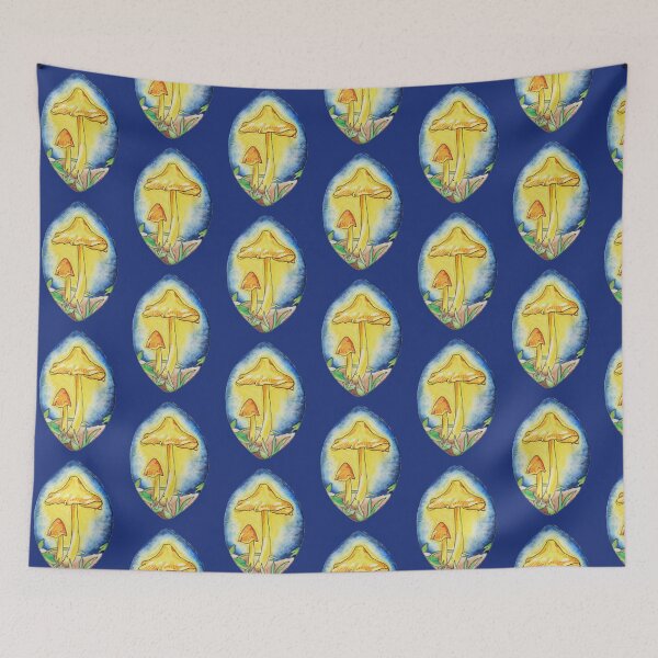 Item preview, Yellow Mushrooms designed and sold by CaitCreates01.