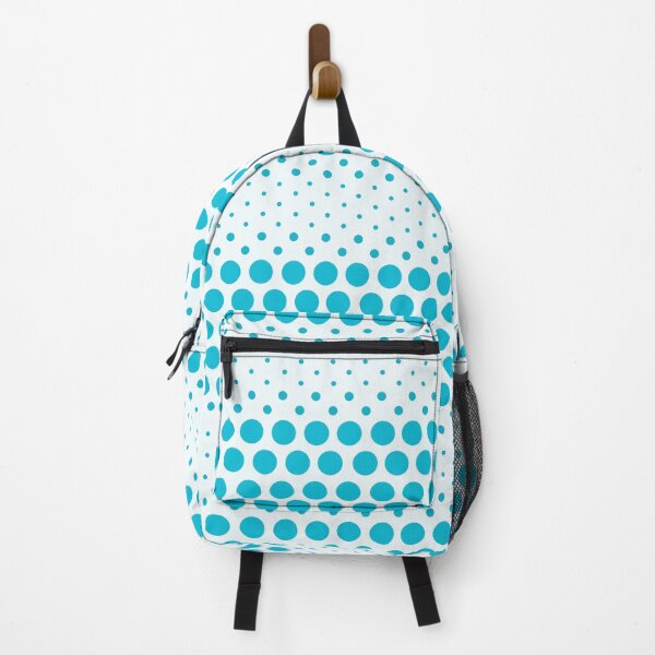 Item preview, Dotwave Aqua Blue Polka Dots on White designed and sold by POLKAIWERX.