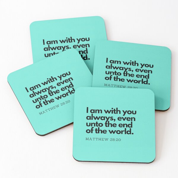 Item preview, Bible Quotes: I am with you always, Inspirational Quotes, Daily Quotes  designed and sold by Animals, Nature & Landscapes.