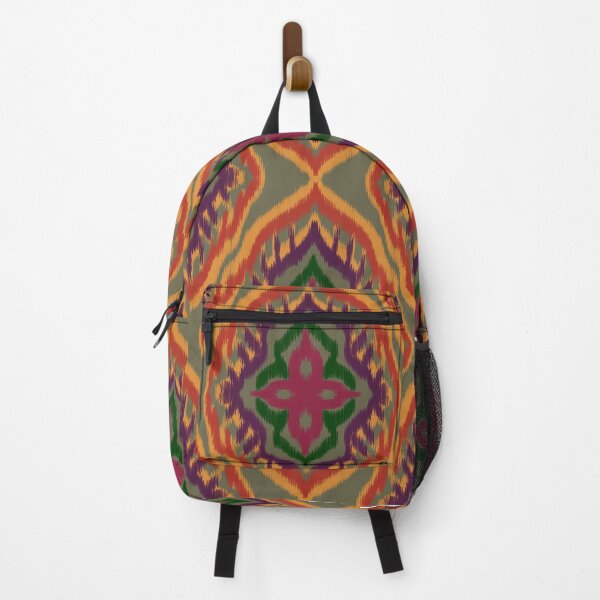 Item preview, Warm Tribal Ikat Harmony – Ethnic Handwoven Style Pattern designed and sold by Dintheo.