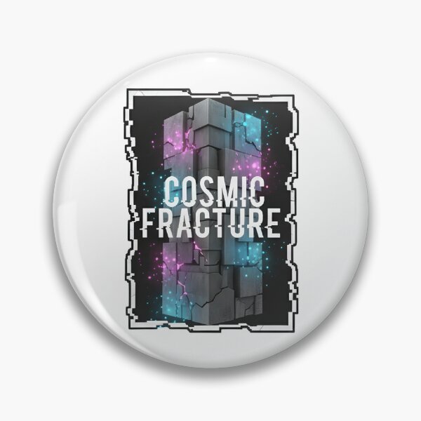 Item preview, Cosmic Fracture: Neon Glitch Abstract Block Tower designed and sold by DailyVibesMerch.