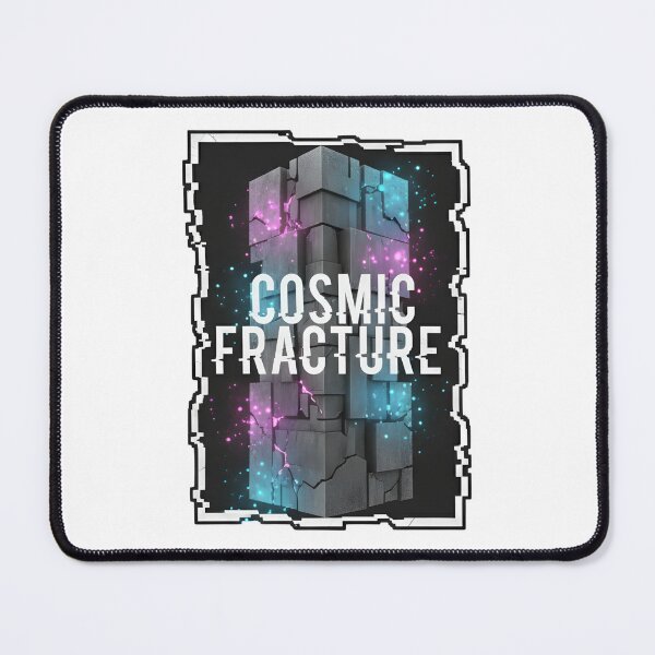Item preview, Cosmic Fracture: Neon Glitch Abstract Block Tower designed and sold by DailyVibesMerch.