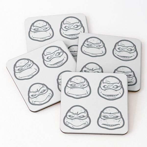 Item preview, 90s TMNT Minimal Poster / Grey designed and sold by MinimalGeekery.