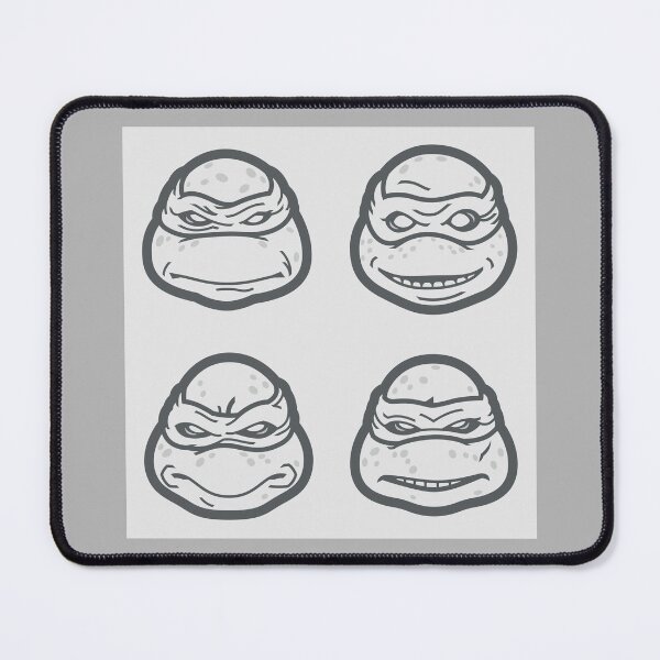 Item preview, 90s TMNT Minimal Poster / Grey designed and sold by MinimalGeekery.