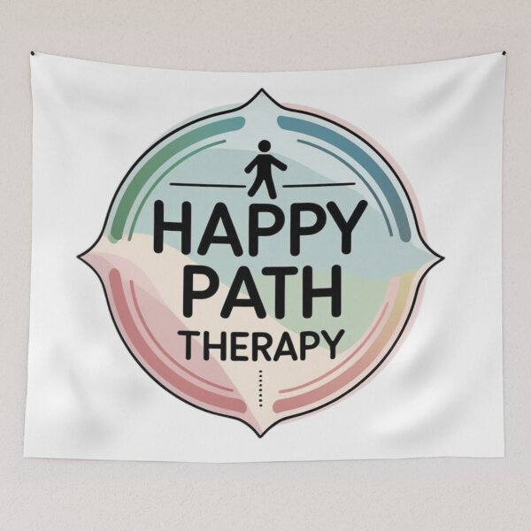 Item preview, Happy therapy path inspirational gift designed and sold by TheSewRyn.