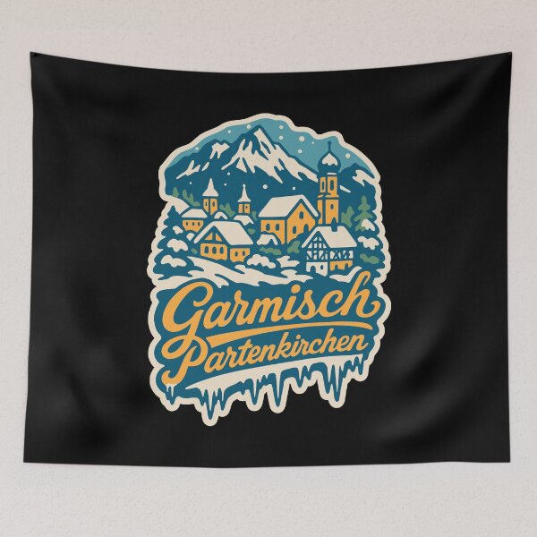 Item preview, Garmisch-Partenkirchen Winter Scene designed and sold by Boogosh.